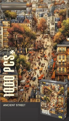 1000 Pcs Jigsaw Ancient Street Puzzle Game