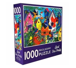 1000-Piece Jigsaw Puzzle, Bird Tea Party