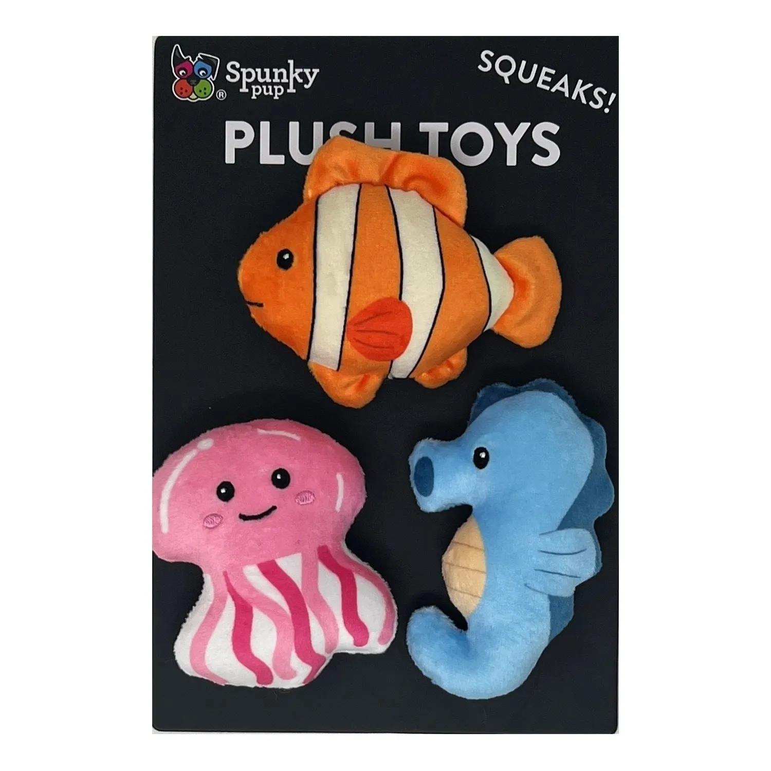 3-Pack Novelty Small Plush Toys!