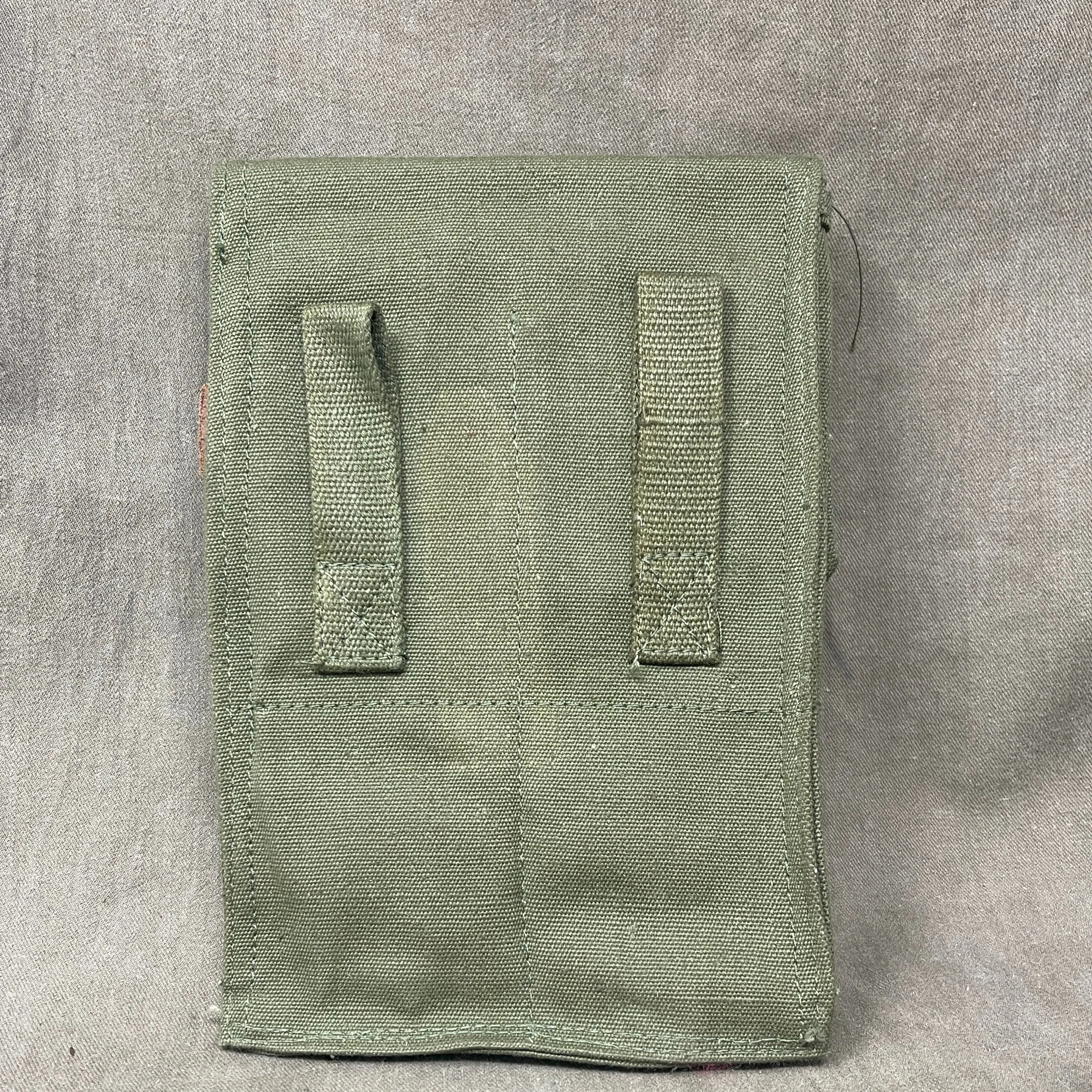 3 x 7.62x39 Original AKM Magazines in Military Pouch with 5 Inert Rounds Each Olive