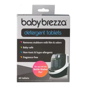 Baby Brezza Bottle Washer Pro Detergent Tablets (60 Tablets)