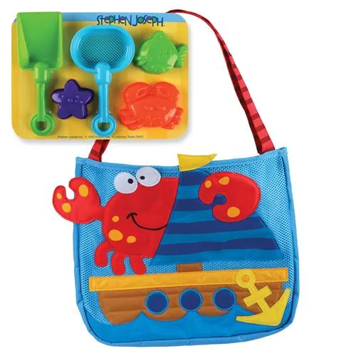 Beach Tote with Sand Toys