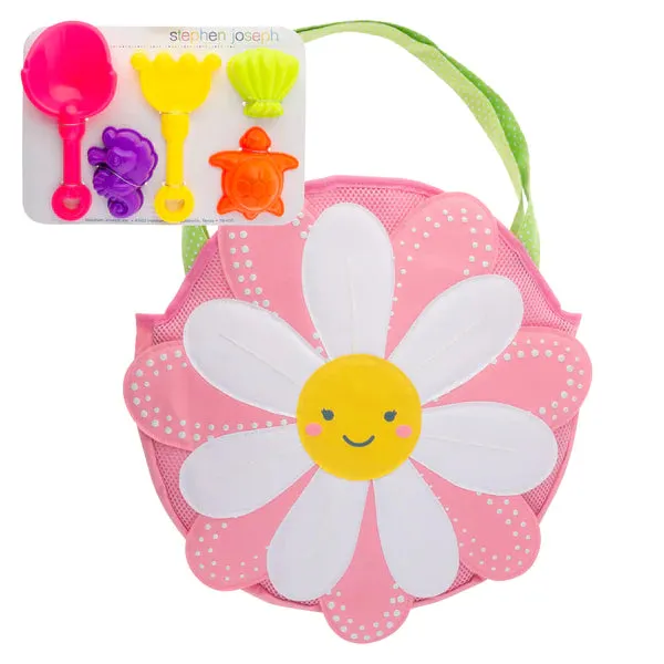 Beach Tote with Sand Toys