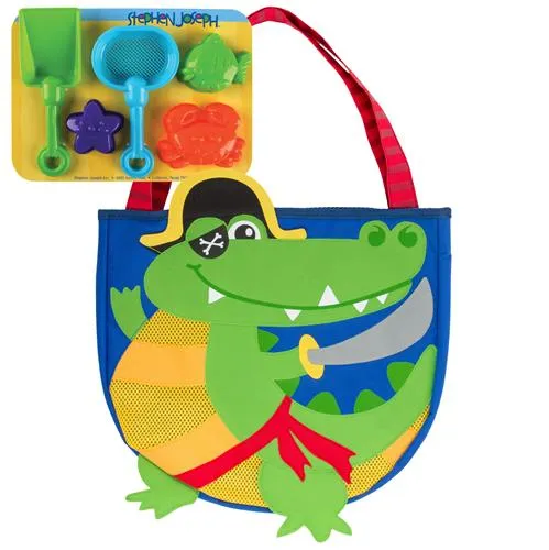 Beach Tote with Sand Toys