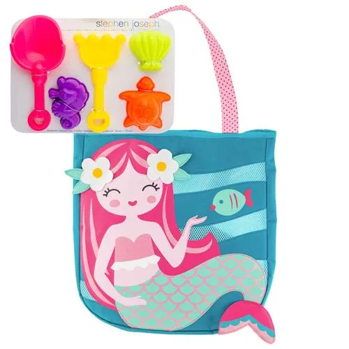 Beach Tote with Sand Toys