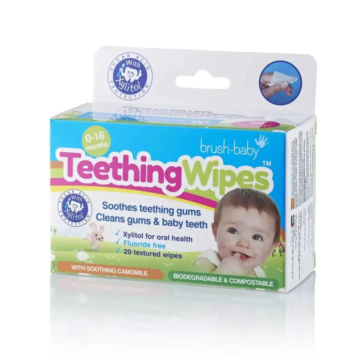 Biodegradable Baby Teething Wipes | Teething Remedies For Babies