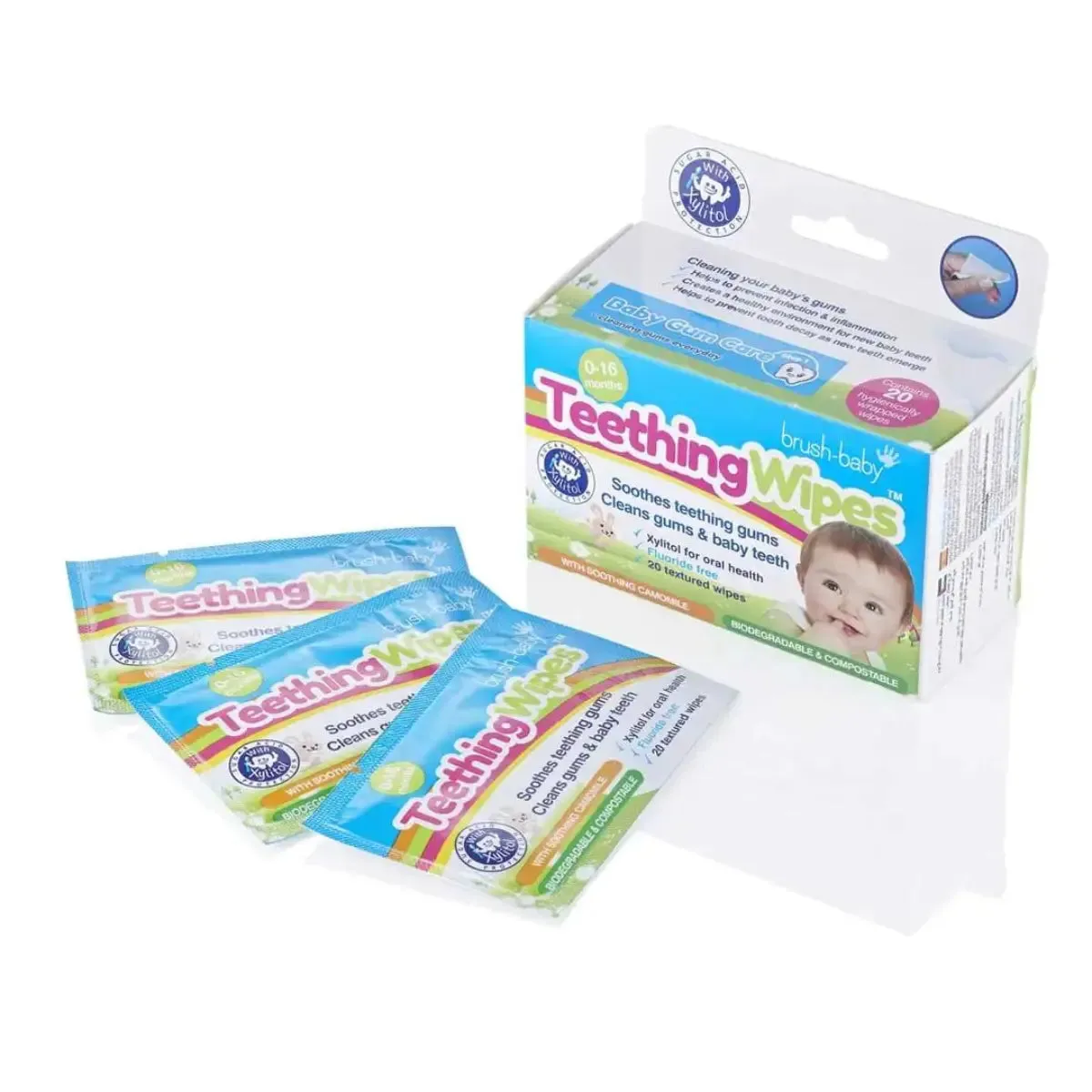 Biodegradable Baby Teething Wipes | Teething Remedies For Babies