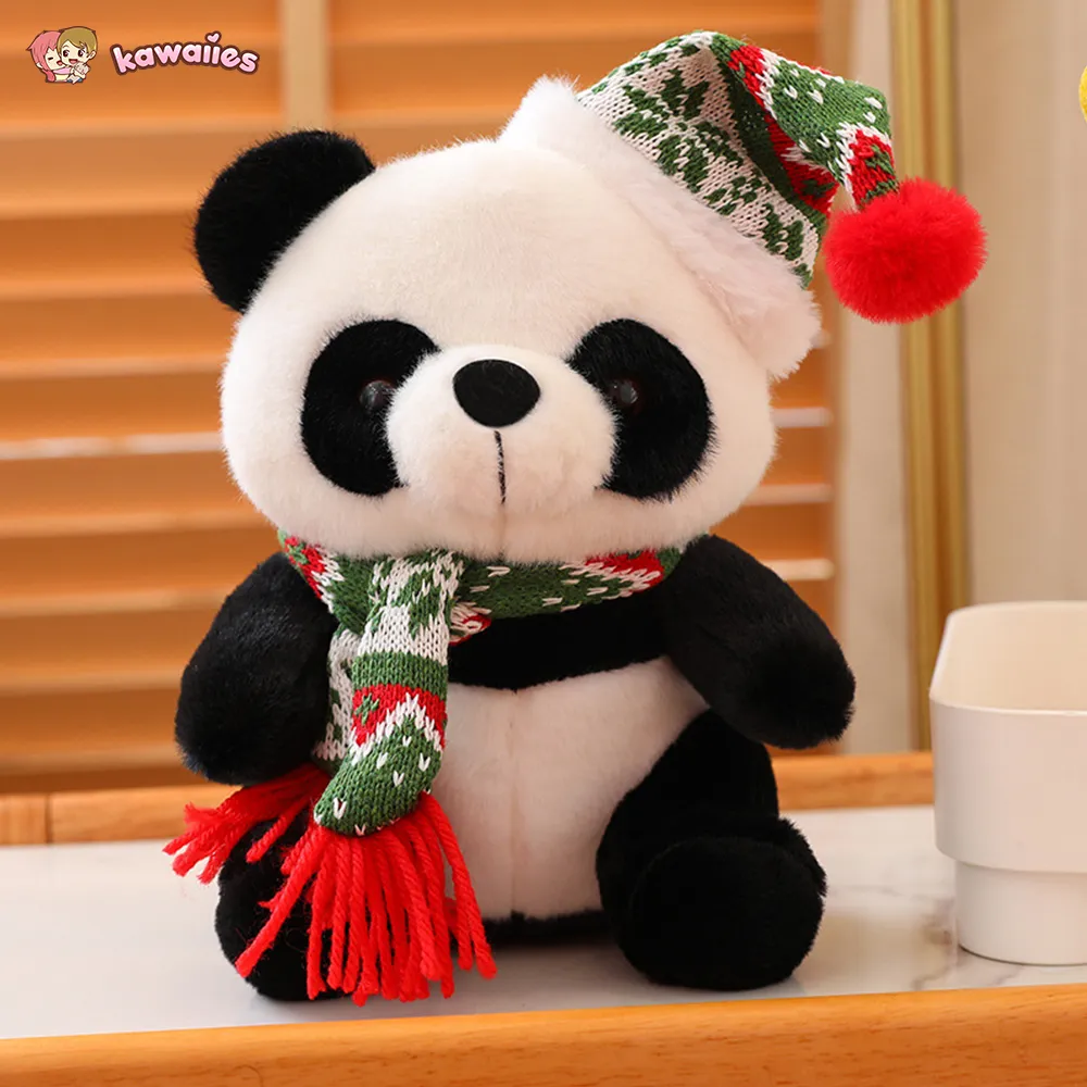 Christmas Santa Panda Plushies | NEW