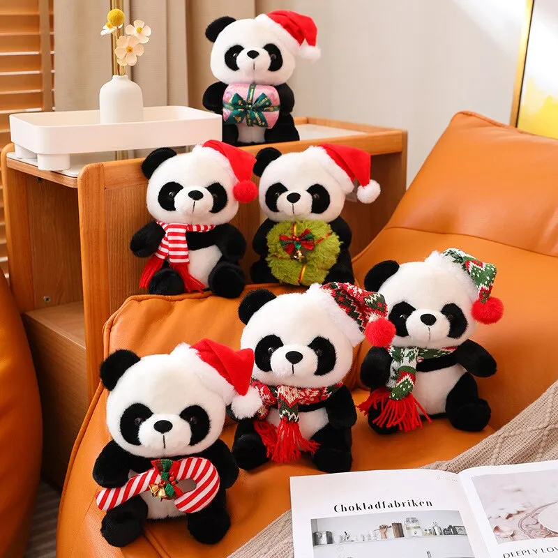 Christmas Santa Panda Plushies | NEW