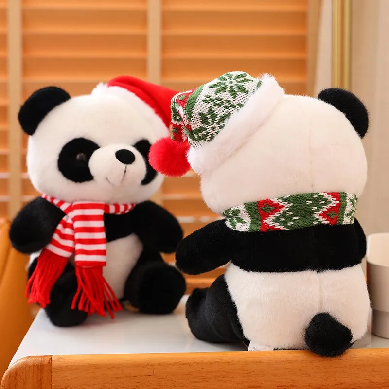 Christmas Santa Panda Plushies | NEW