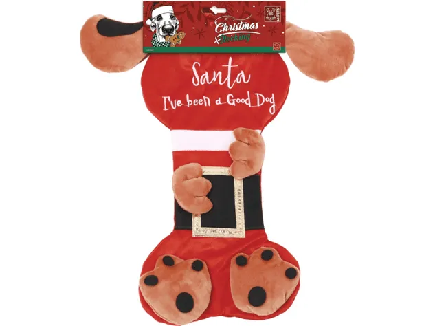 Christmas Stocking Dog Toy - Doggy