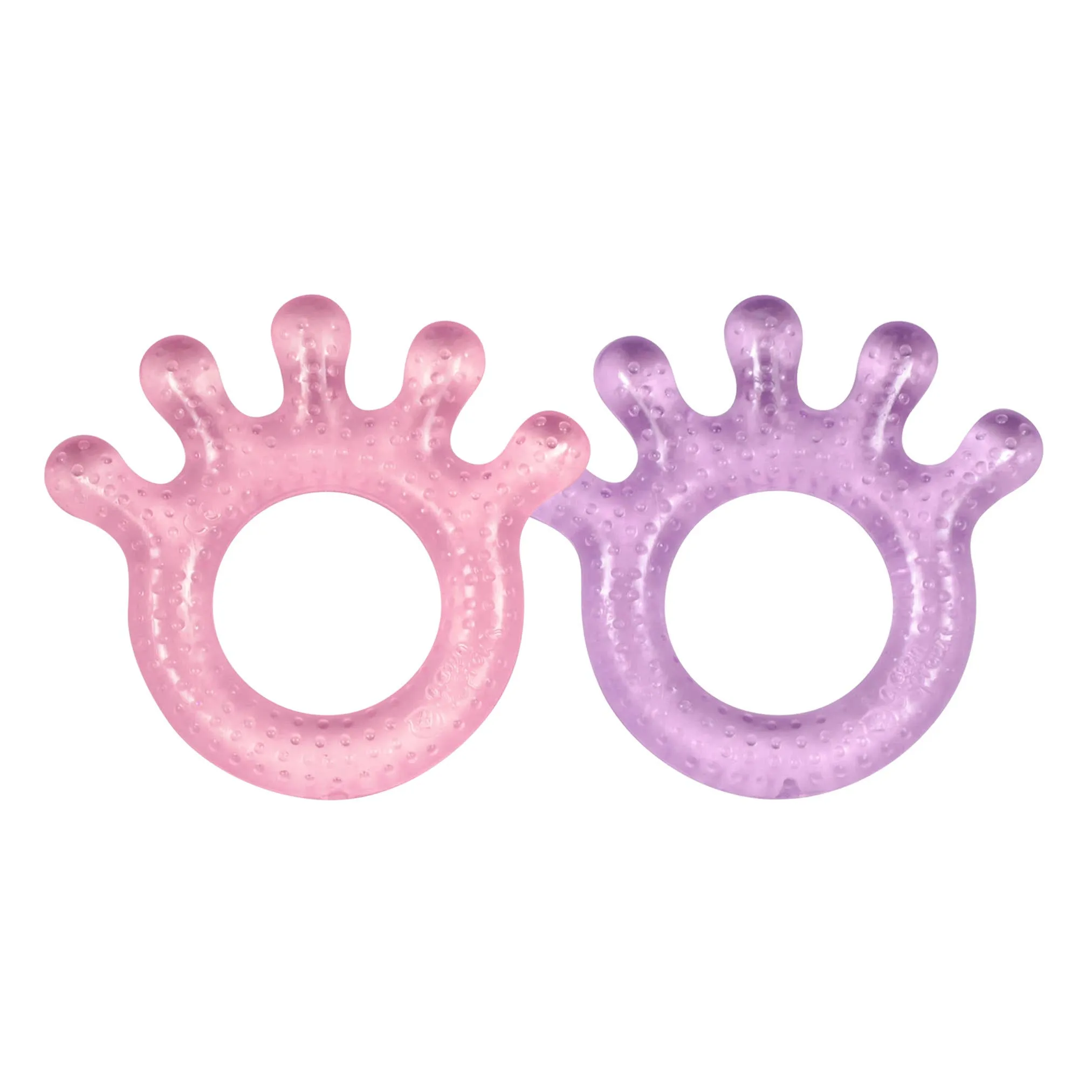 Cooling Teether - Two Pack - Pink & Purple / Blue & Green