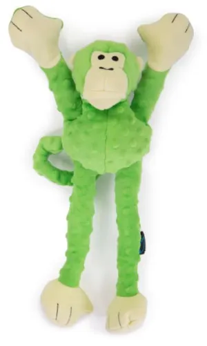 Crazy Tugs Green Monkey Dog Toy, Large