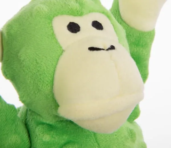 Crazy Tugs Green Monkey Dog Toy, Large