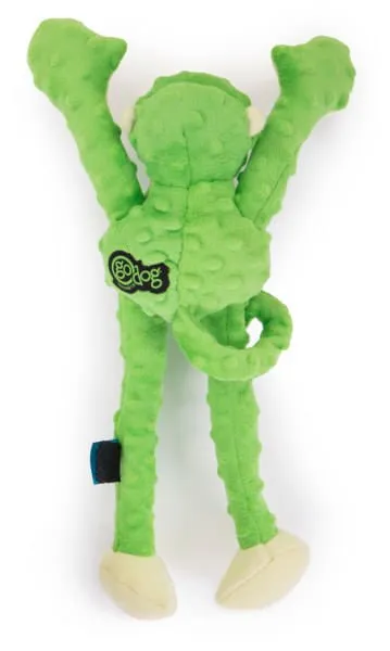 Crazy Tugs Green Monkey Dog Toy, Large