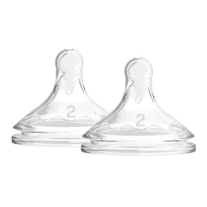 Dr. Brown's Options  2-Pack Wide Neck Nipples - Level 2 (3 Months )