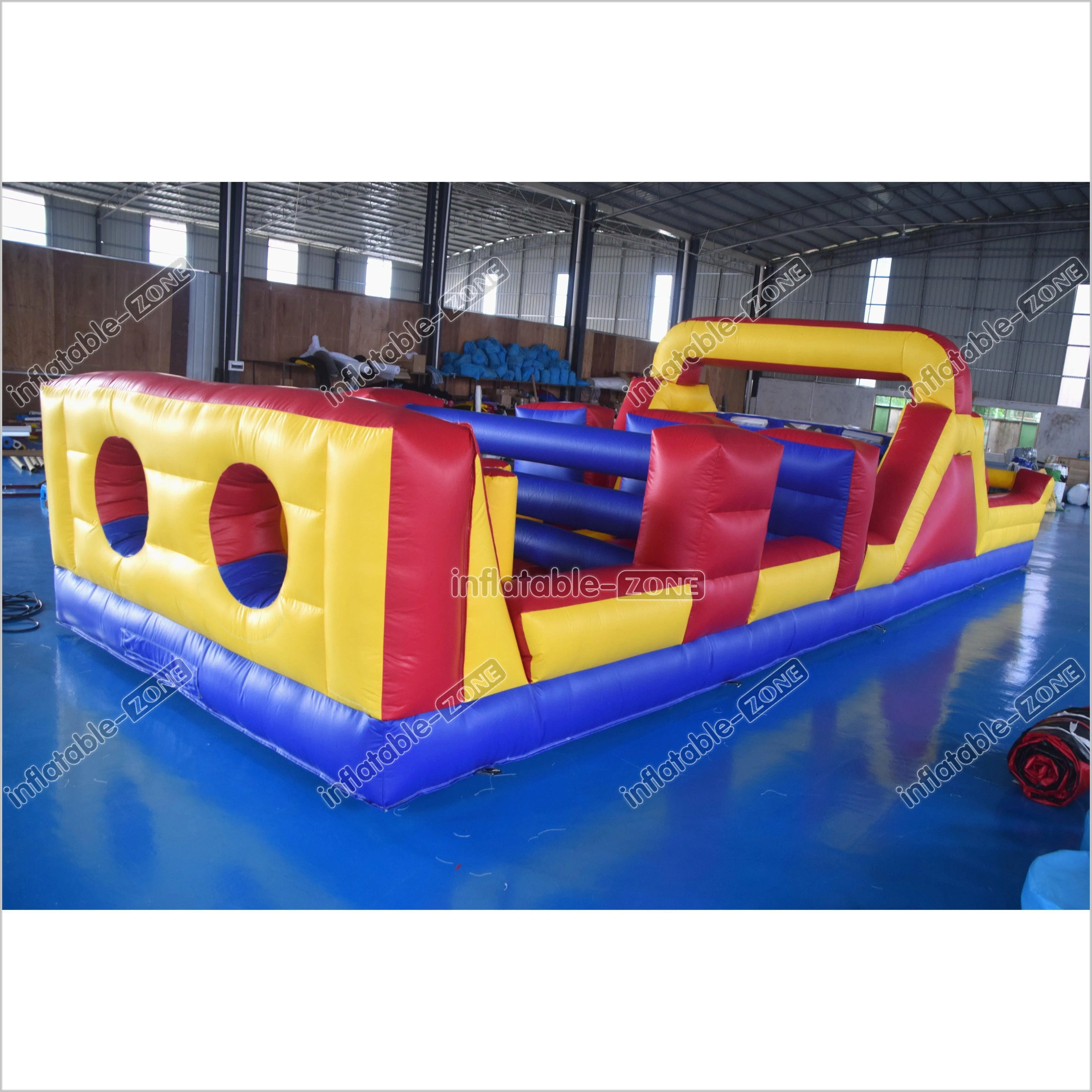 Extreme Inflatable Obstacle Course Warrior Jump Inflatable Floating Obstacle Course For Sale