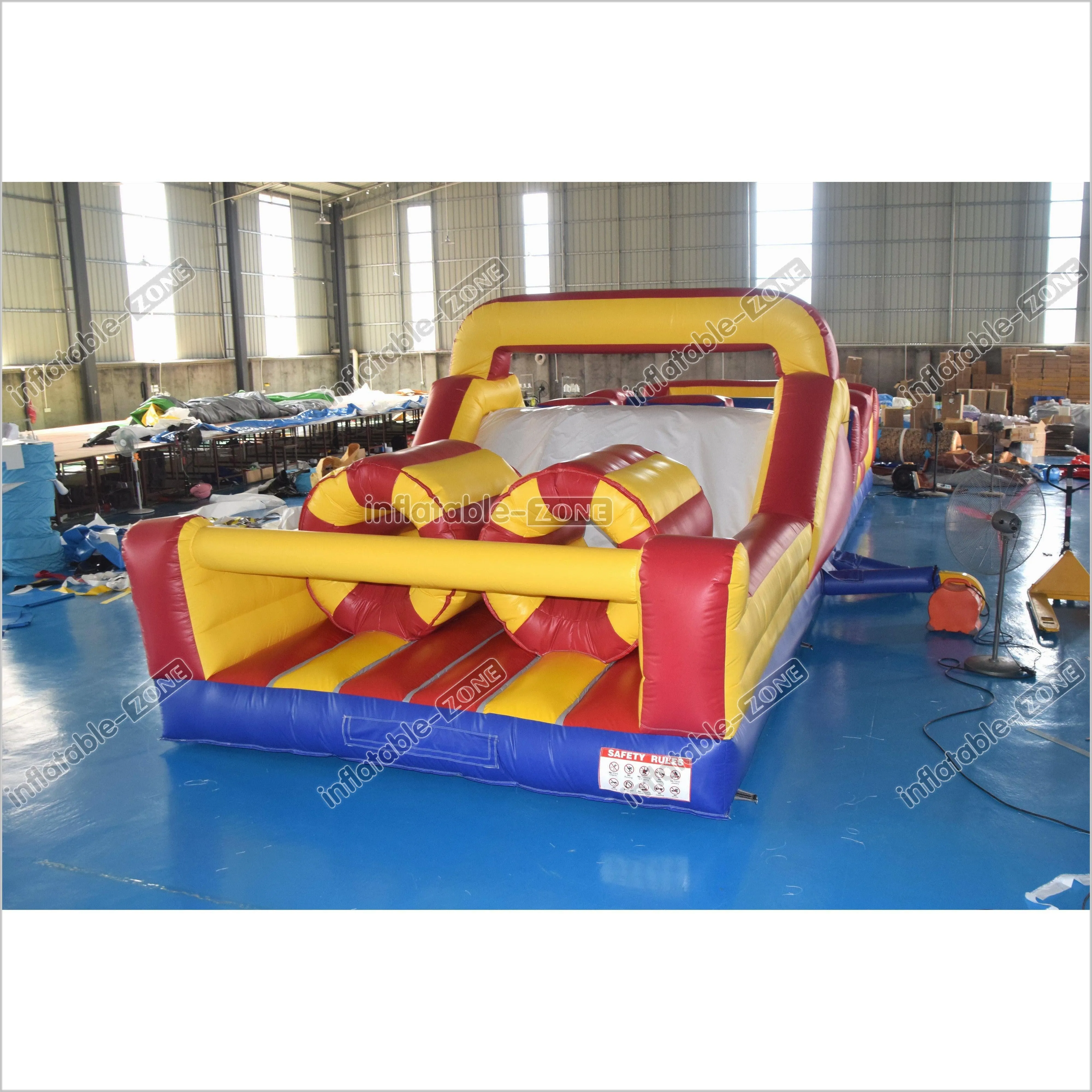 Extreme Inflatable Obstacle Course Warrior Jump Inflatable Floating Obstacle Course For Sale