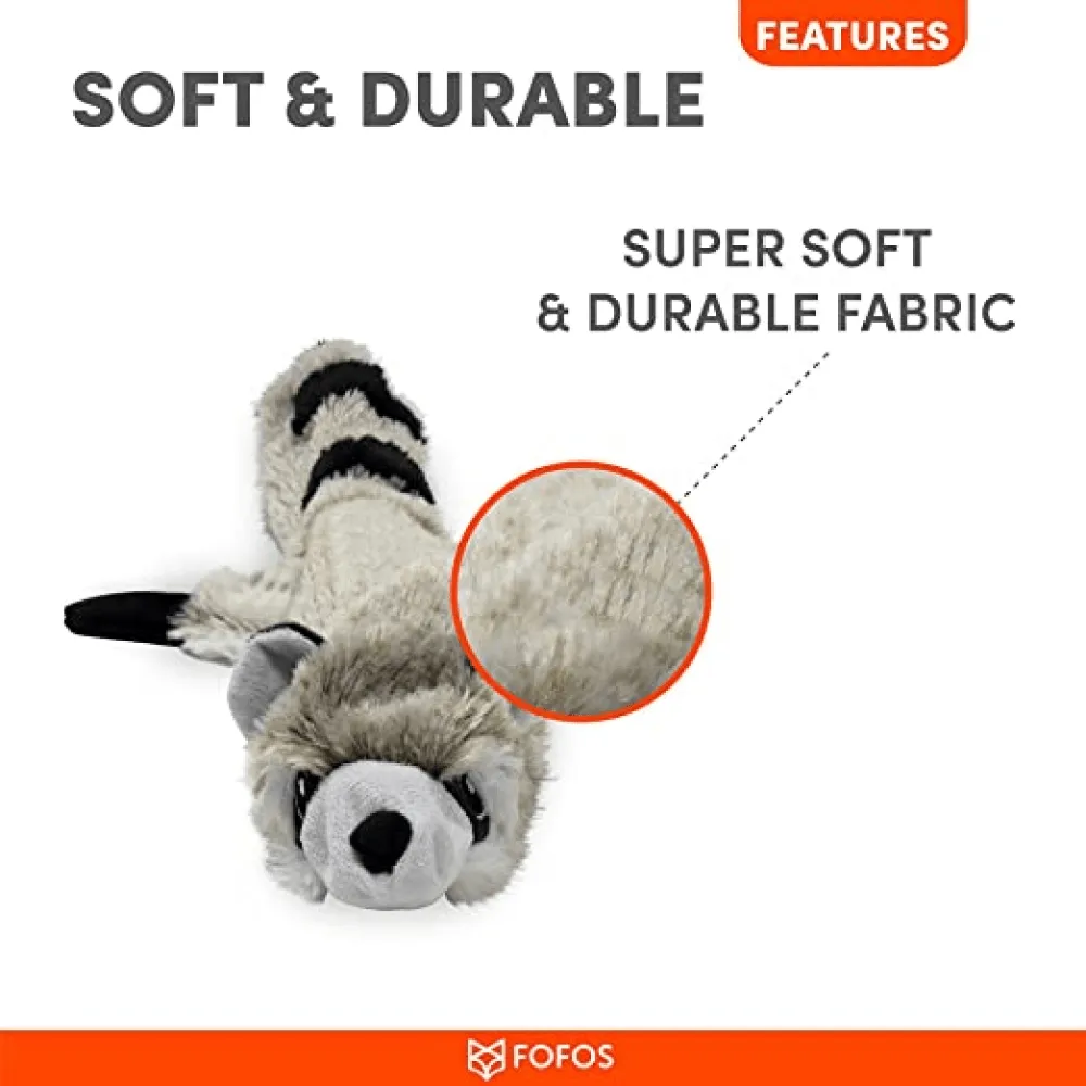 Fofos Skinneez Raccoon Toy for Dogs