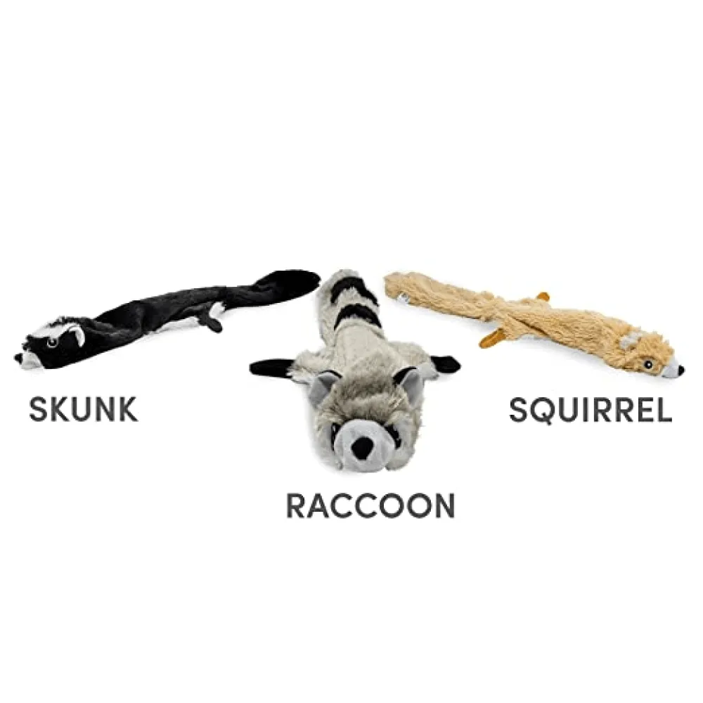 Fofos Skinneez Raccoon Toy for Dogs