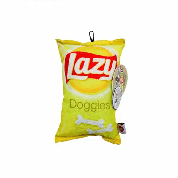 Fun Food Lazy Doggies Chips Plush Toy