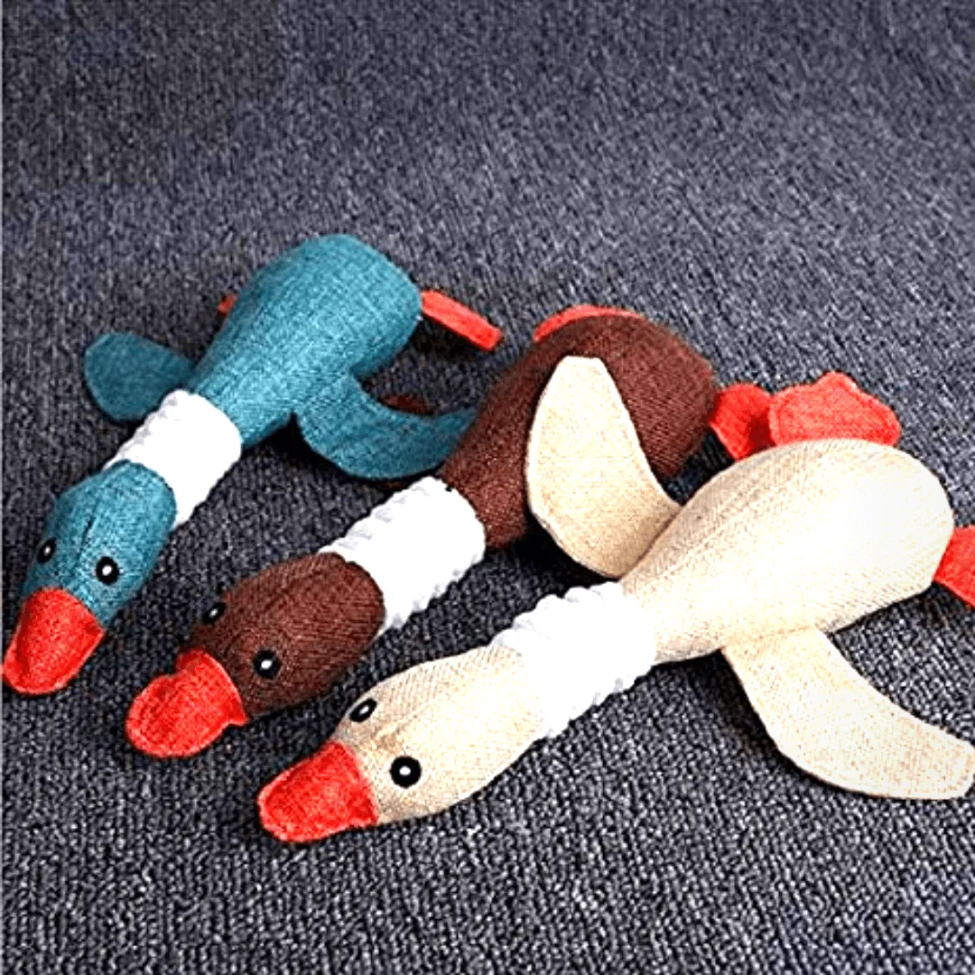 Fun Goose Voice Dog Toys