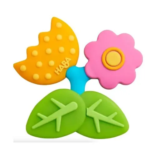 HABA Clutching Toy Petal Silicone Teether