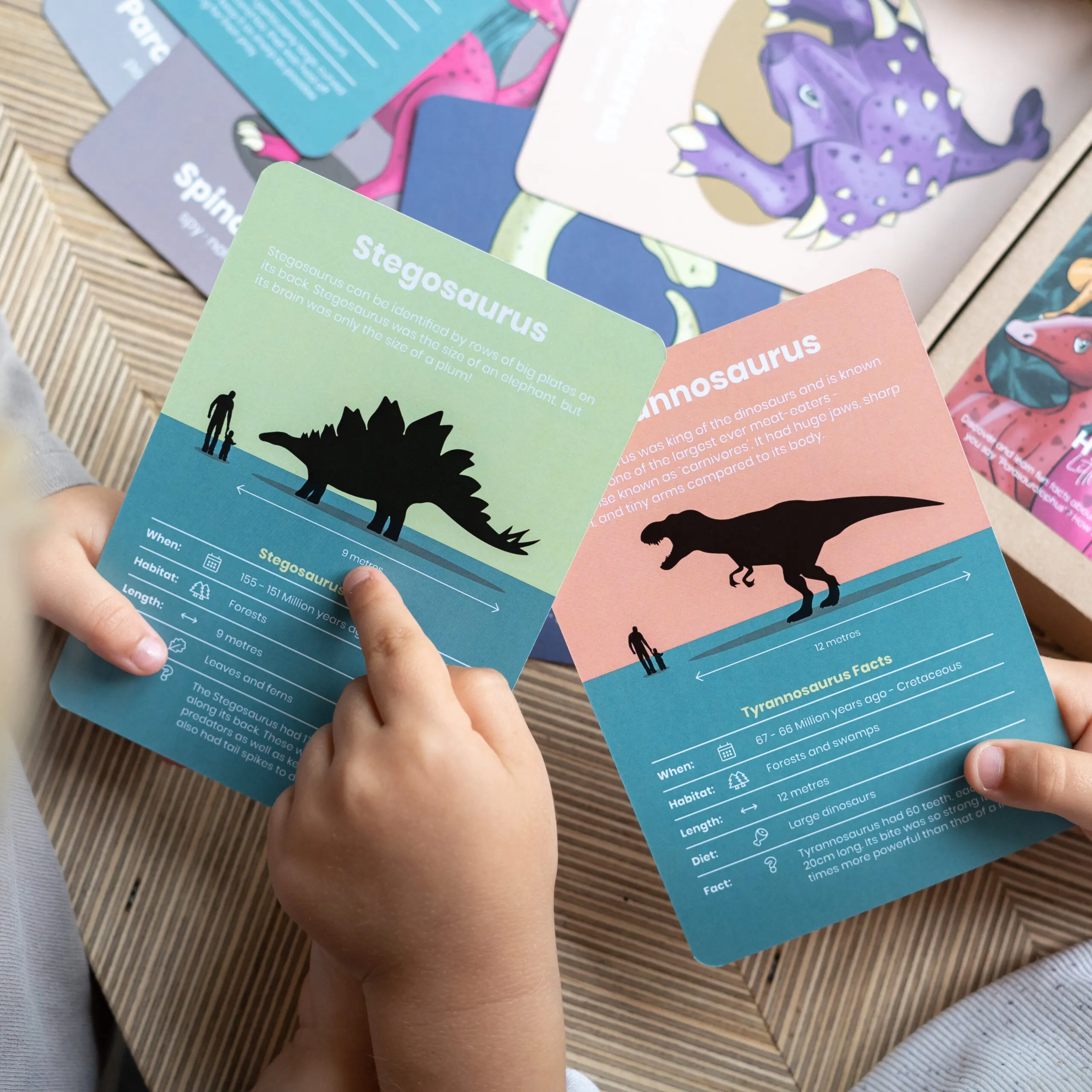 Happy Little Doers Learn Dinosaurs Flashcards