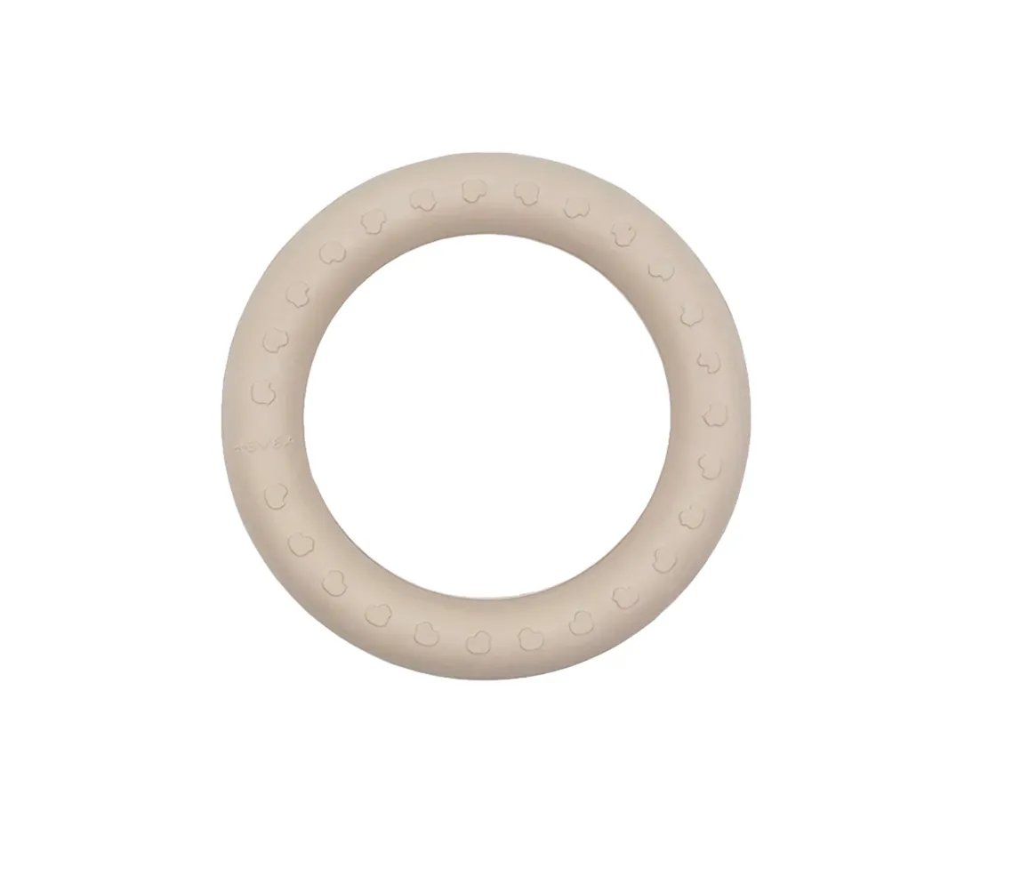 Hevea Kawan Teether Ring in Natural Rubber Single Pack