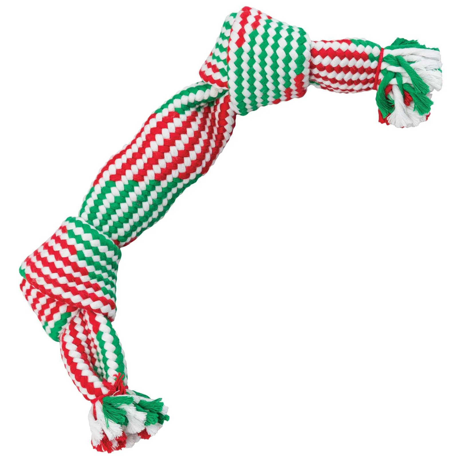 Holiday Super Squeak 2-Squeaker Rope