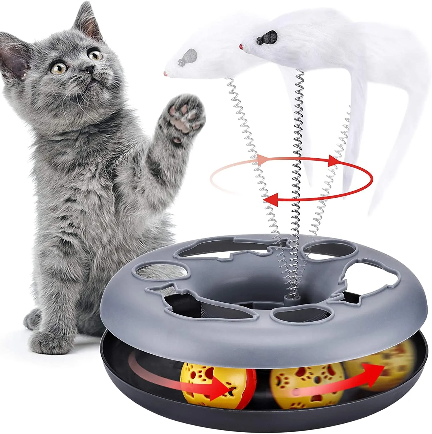 Interactive Cat Toys: Roller Tracks with Catnip