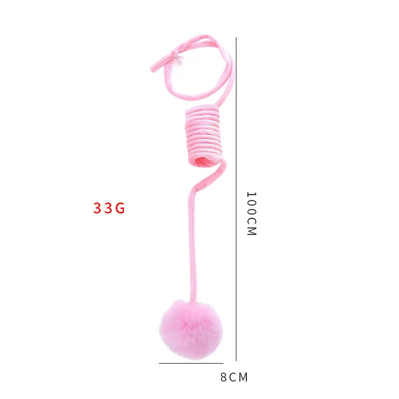 Interactive Rabbit Hair Ball Cat Toy