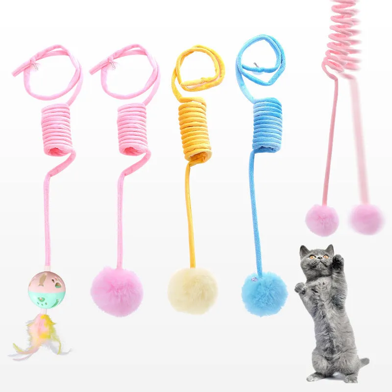 Interactive Rabbit Hair Ball Cat Toy