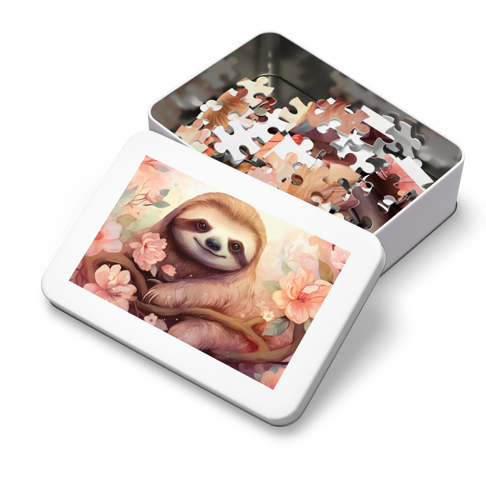 Jigsaw Puzzle, Sloth, Personalised/Non-Personalised (30, 110, 252, 500,1000-Piece)