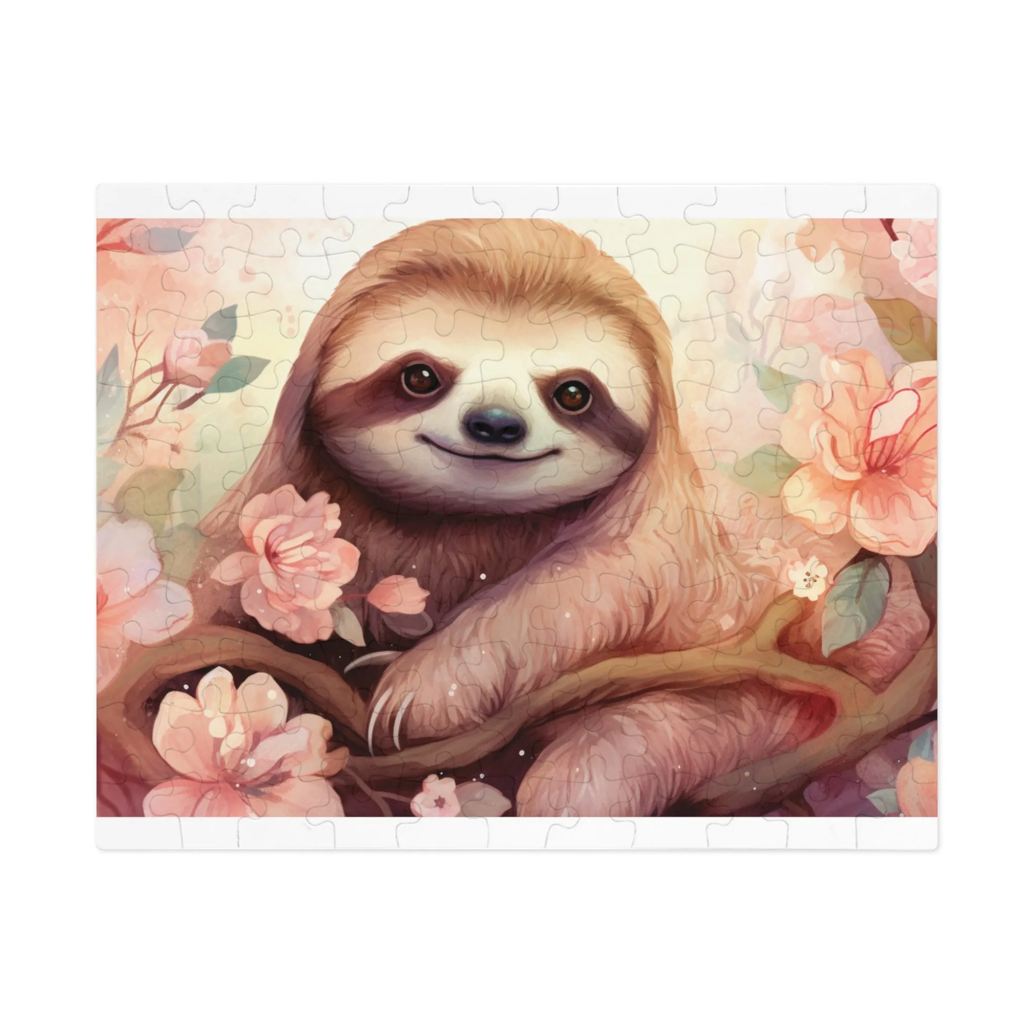 Jigsaw Puzzle, Sloth, Personalised/Non-Personalised (30, 110, 252, 500,1000-Piece)