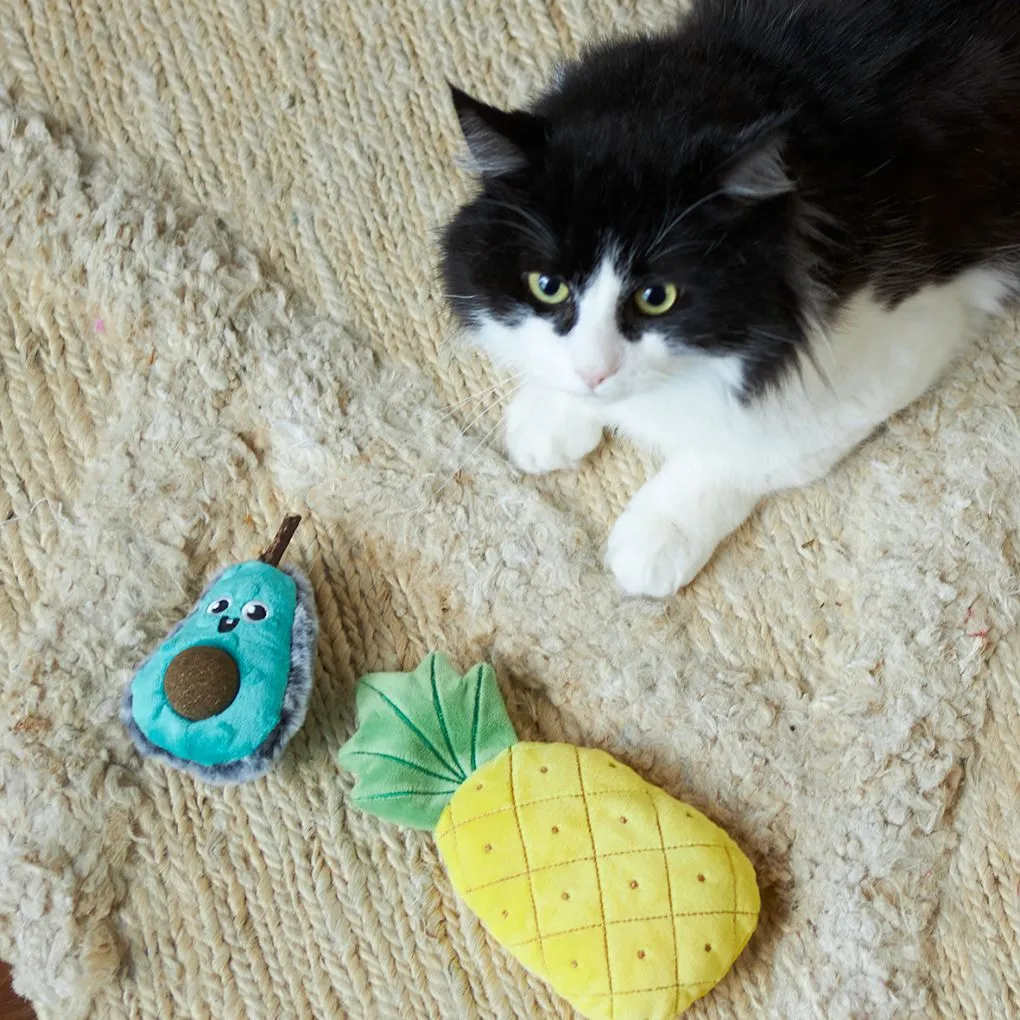 Kazoo Crinkly Pineapple Cat Toy