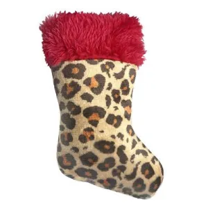 Kittybelles Leopard Stocking Catnip Toy