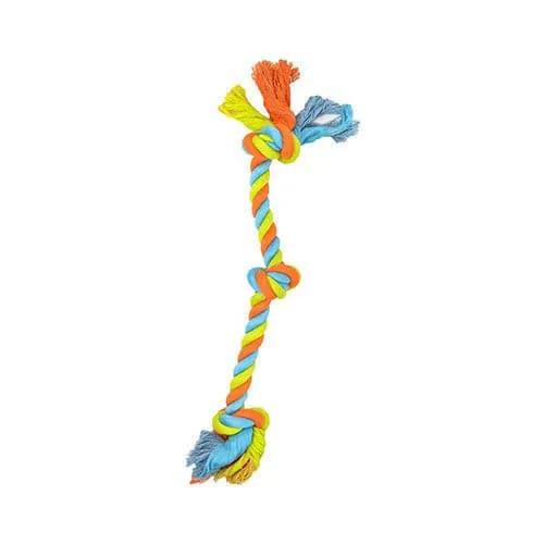 Knots of Fun Rope Bone 3 Knot Dog Toy