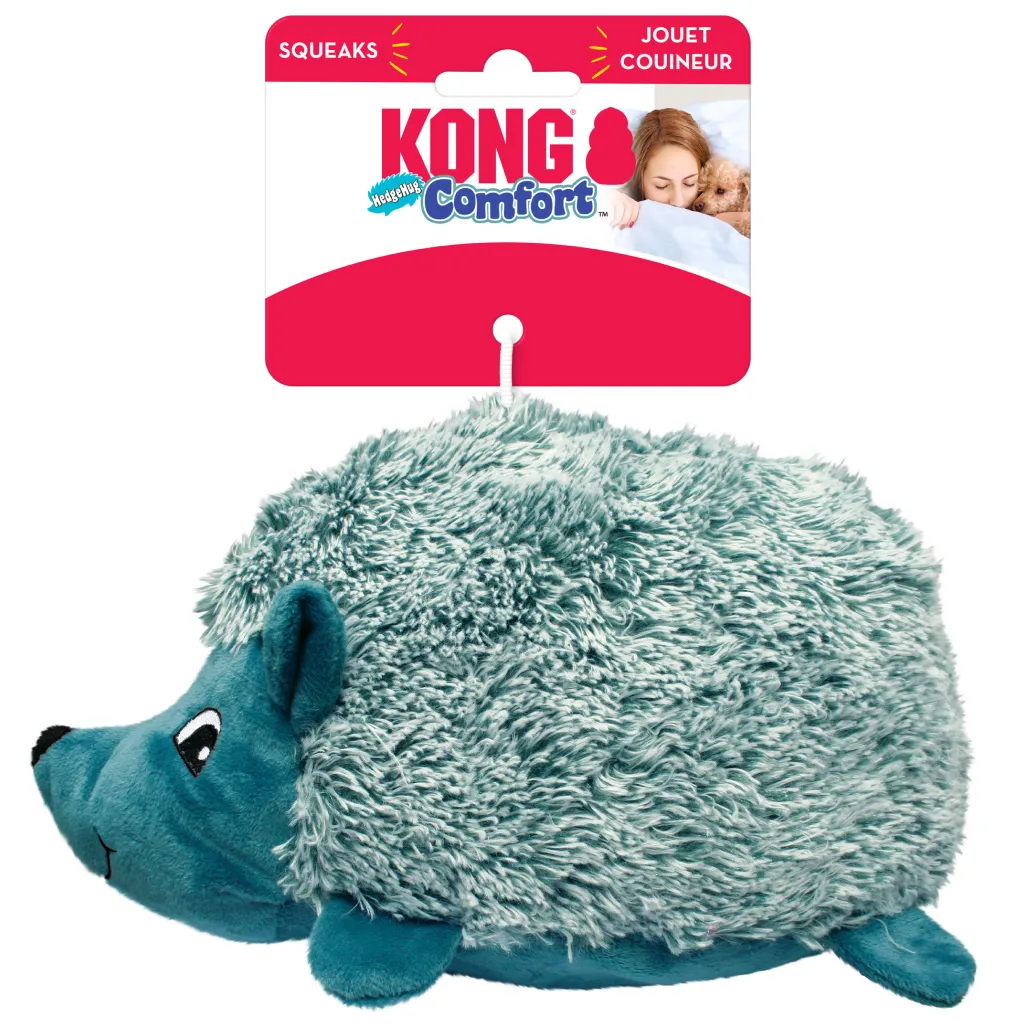 Kong Comfort HedgeHug Toy For Dogs (color varies)