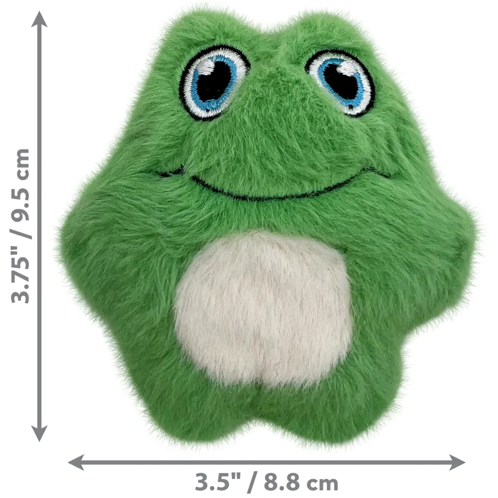 KONG Snuzzles Kiddos Mini Squeaker Toy For Dogs- Extra Small (Frog)