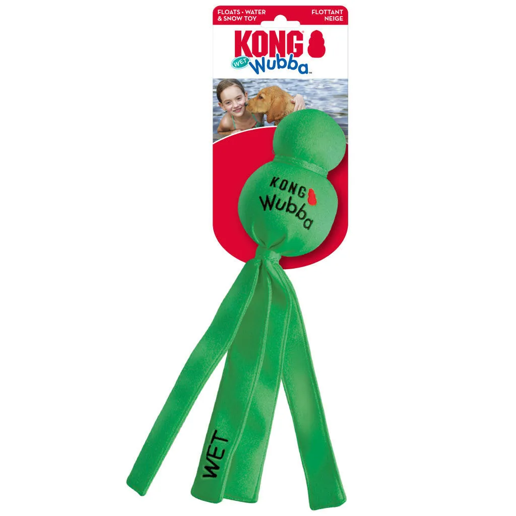 Kong Water Wubba Dog Toy (assorted colors)