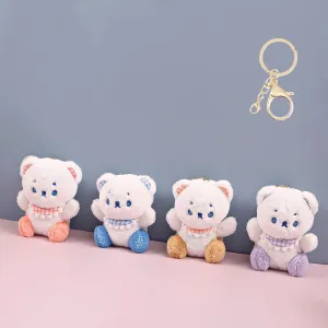 Little Teddy Bear Plush Keychain