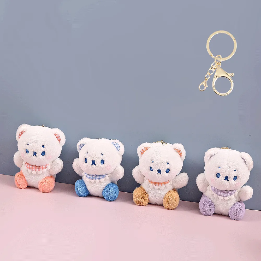 Little Teddy Bear Plush Keychain