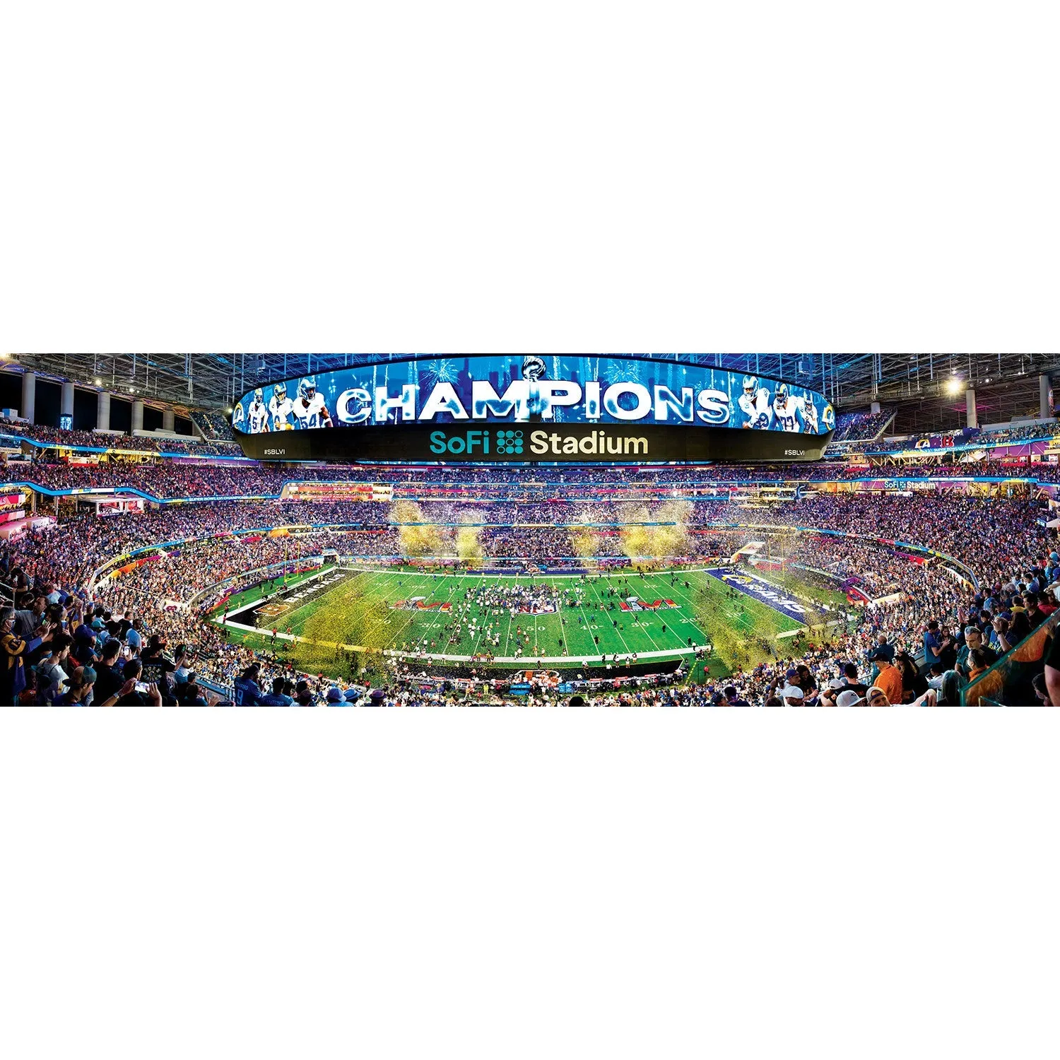 Los Angeles Rams - 1000 Piece Panoramic Jigsaw Puzzle