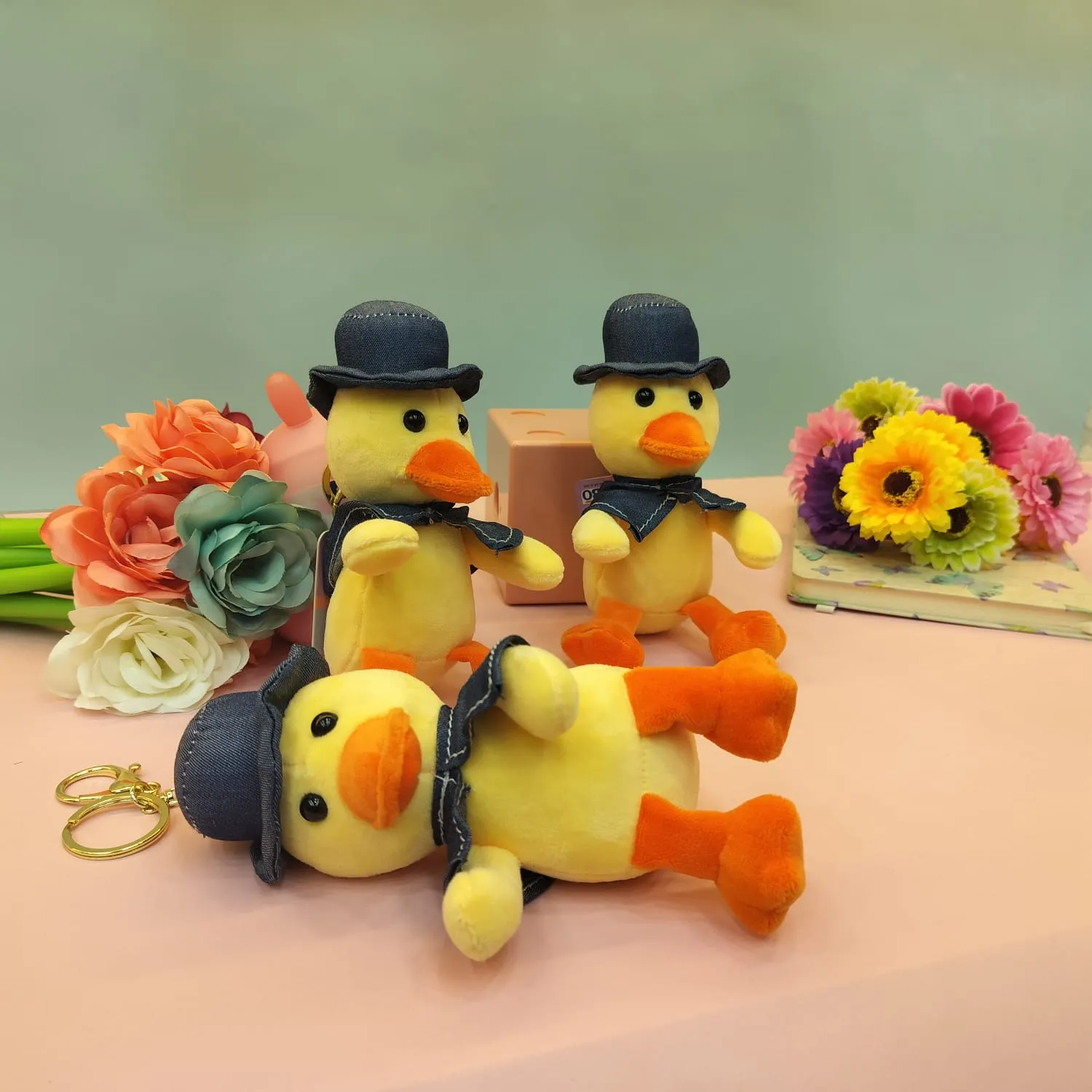 Magician Duckling Theme Plush Keychain.