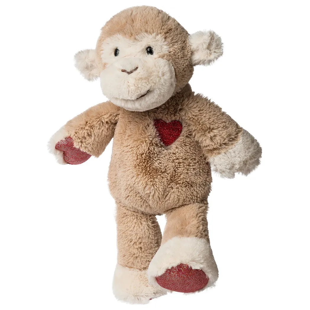 Mary Meyer Valentine Marshmallow Junior Spunky Monkey 9″