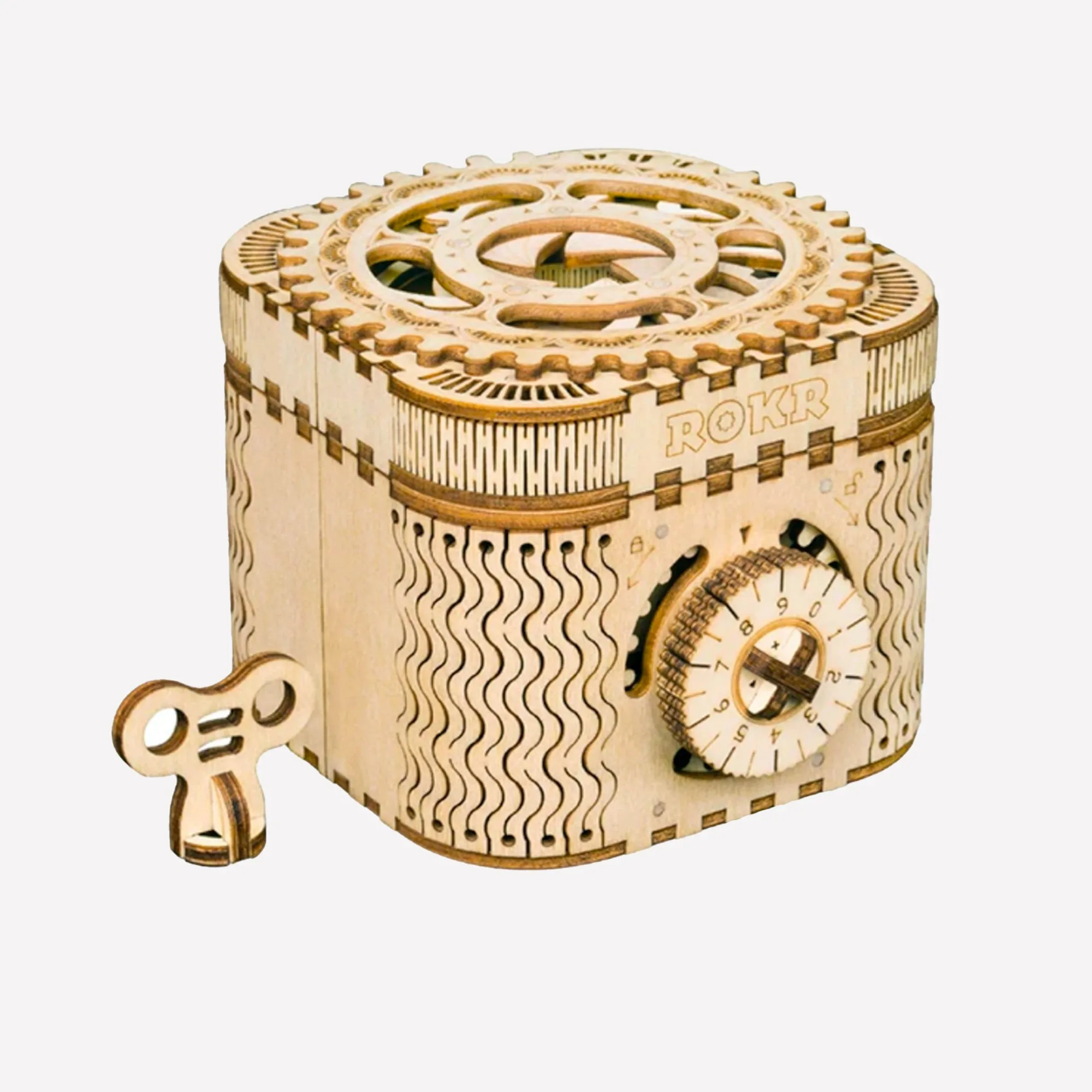 Mechanical Wood 3D Puzzle Perpetual Calendar or Treasure Box