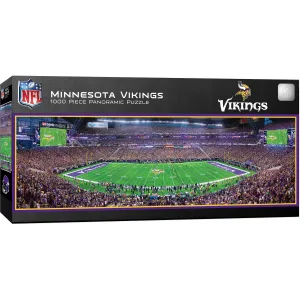 Minnesota Vikings - 1000 Piece Panoramic Jigsaw Puzzle