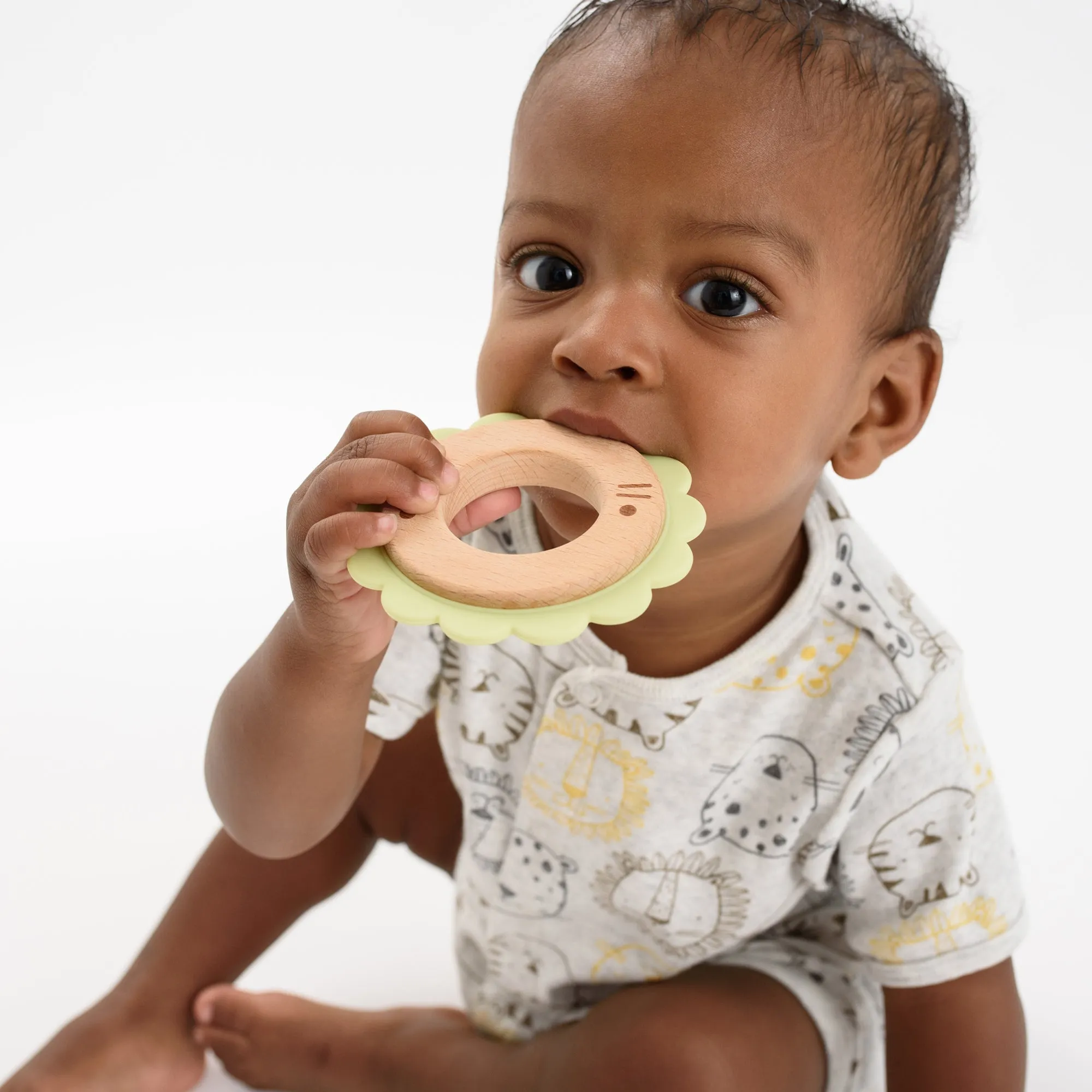 NEW! Silicone & Wood Teething Rings