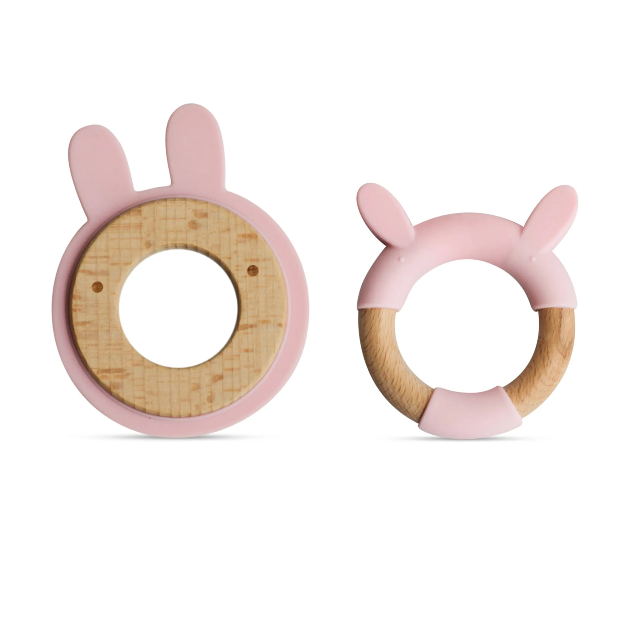 NEW! Silicone & Wood Teething Rings